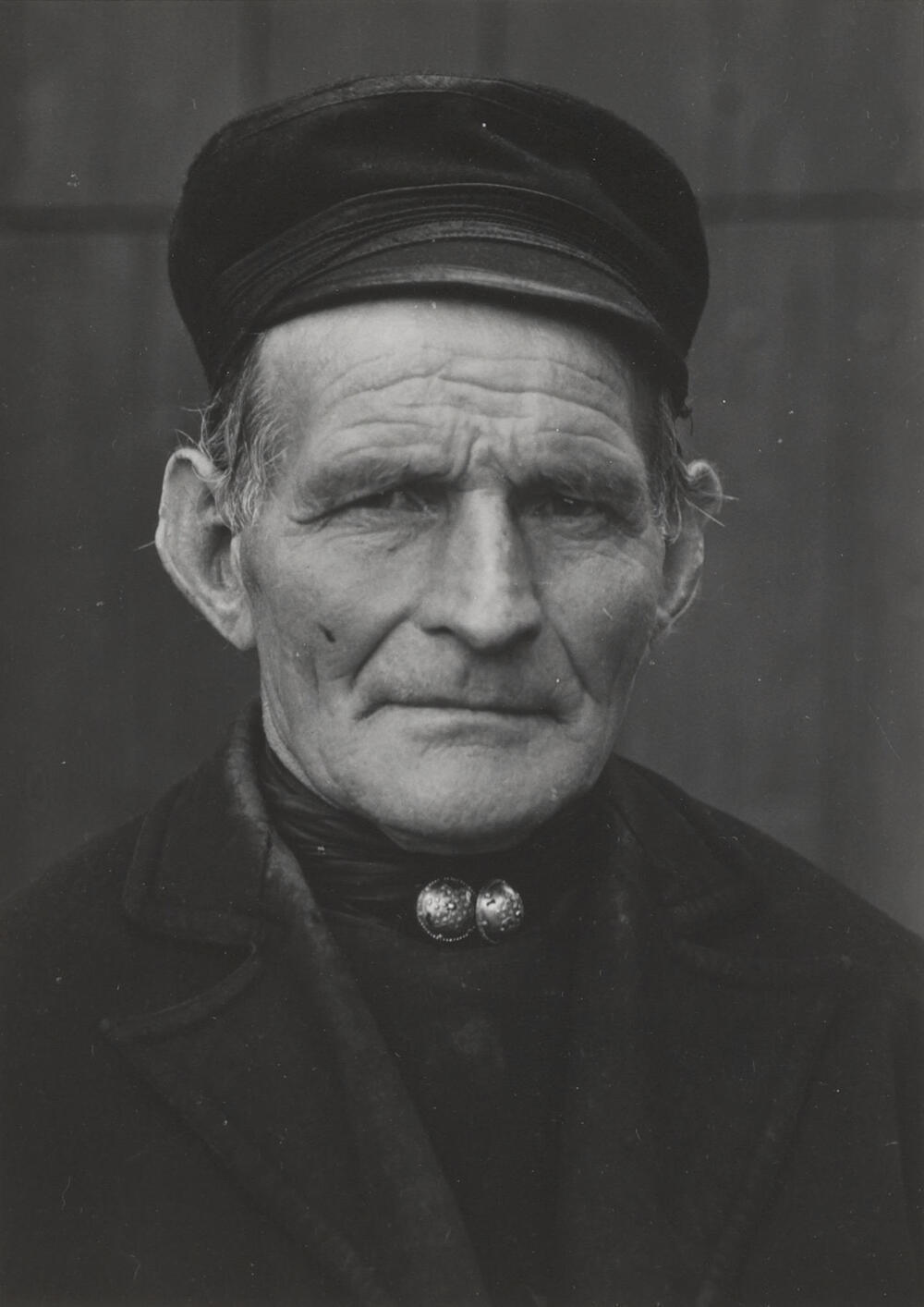 Geurt Vos in streekdracht uit Blaricum, 1952