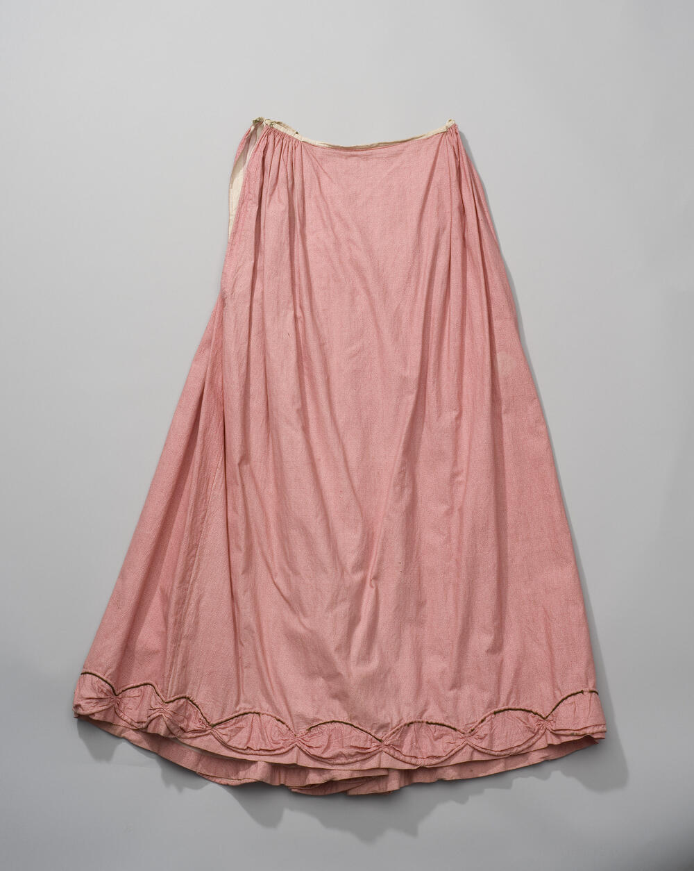Rok van gedessineerde katoen, Noord-Holland, 1800–1850