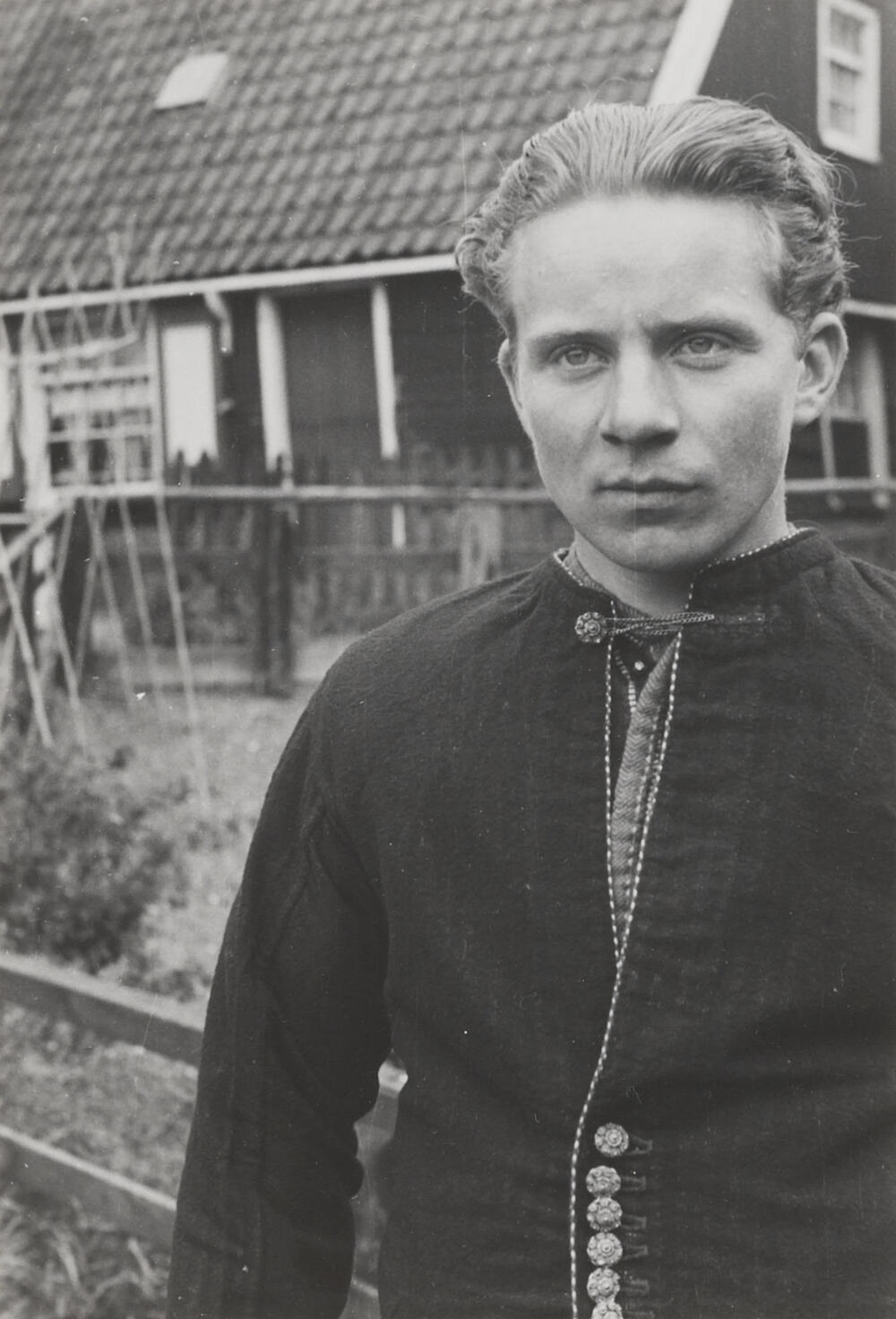 Cornelis Kes in Marker dracht, 1943
