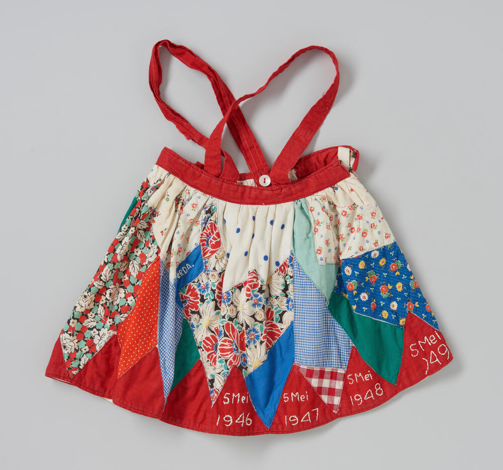 Bevrijdingsrok of Nationale feestrok van Gerda van Terwisga, 1946