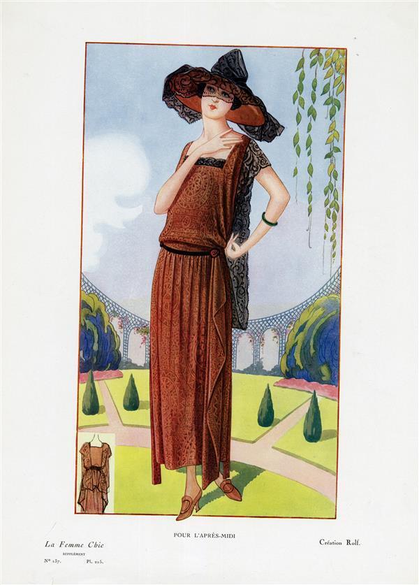 La Femme Chic, Pour l'après-midi; Création Rolf