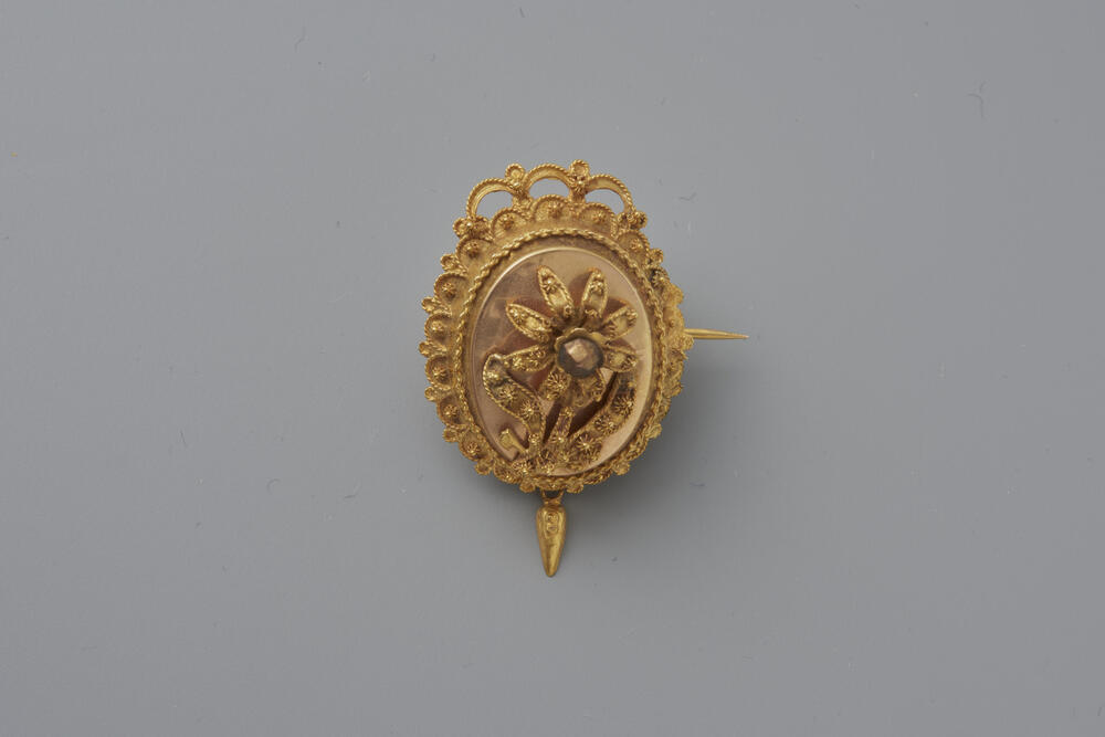 Gouden broche, West-Friesland, 1890–1900