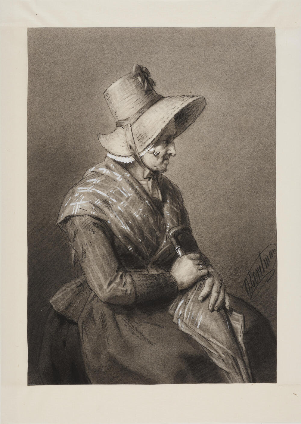 Vrouw in Staphorster dracht, 1875–1926