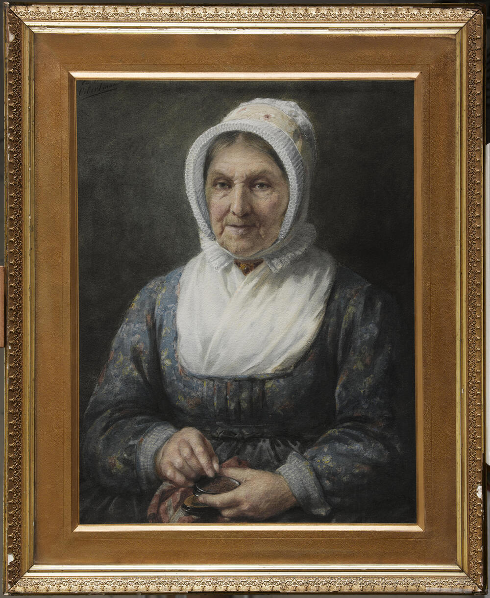 Vrouw met snuifje, 1875–1902