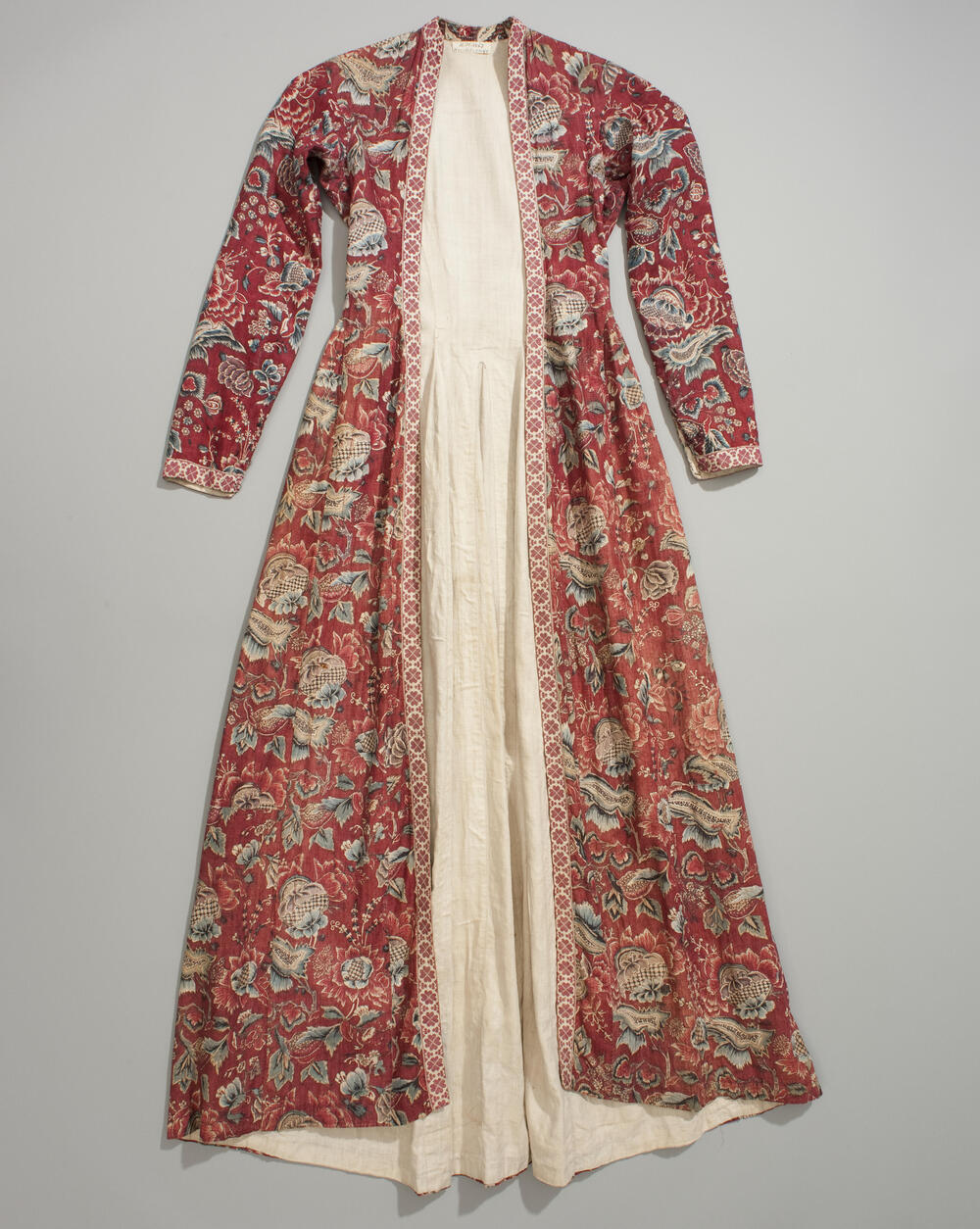 Vrouwenjas (wentke) van Indiase sits, Hindeloopen, 1700–1800