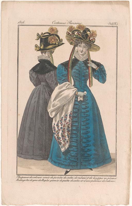 Modeprent uit Journal des Dames et des Modes