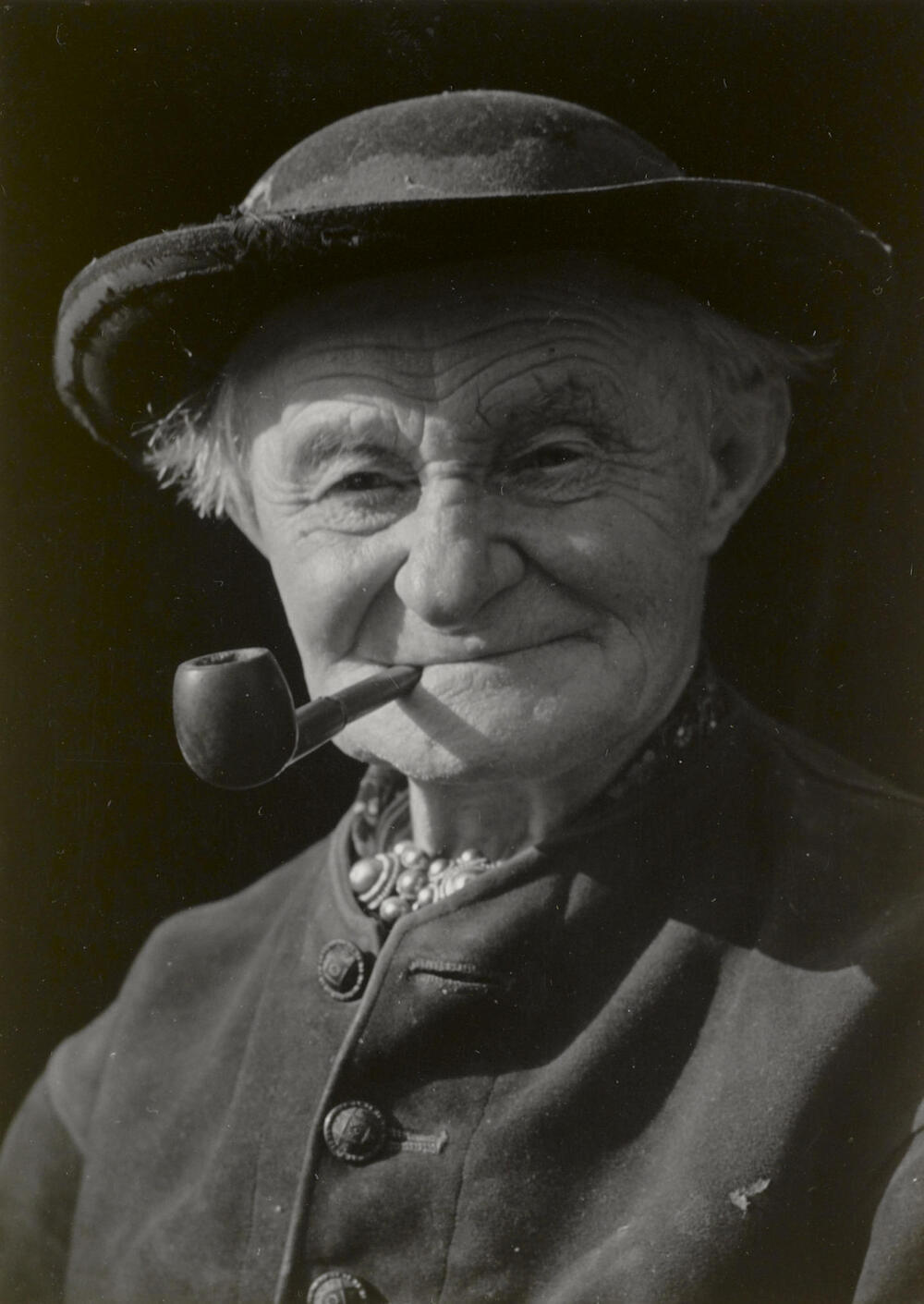 Man in protestantse Zuid-Bevelandse dracht, Heinkenszand, 1950