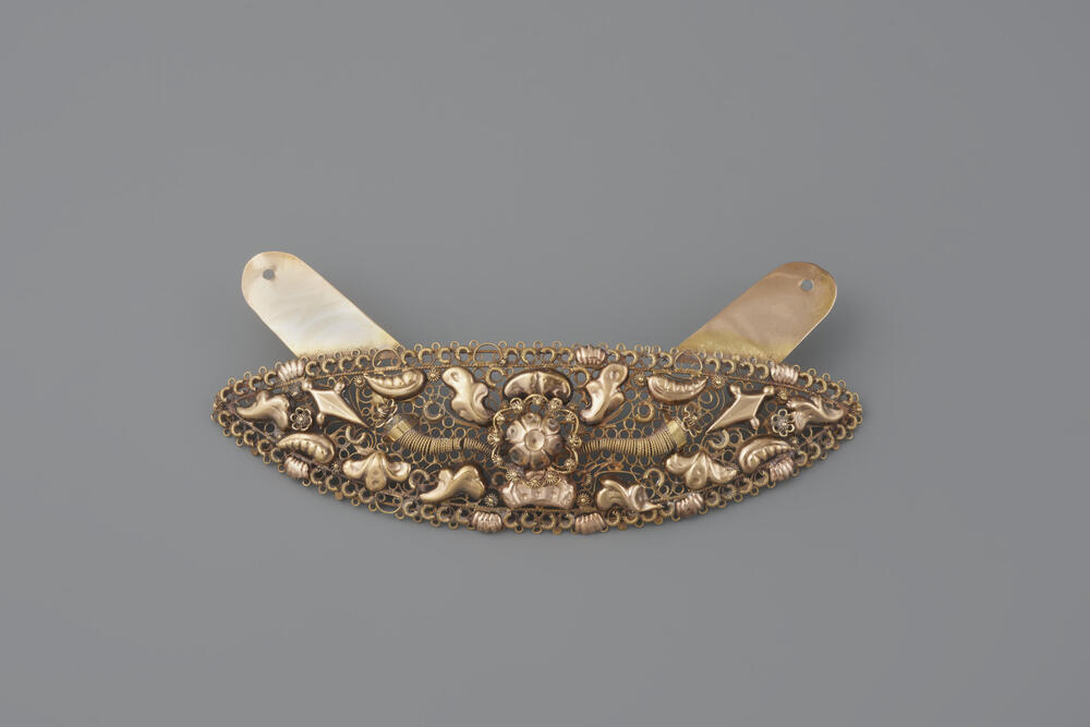 Gouden voorhoofdsplaat, Drenthe, 1846–1850