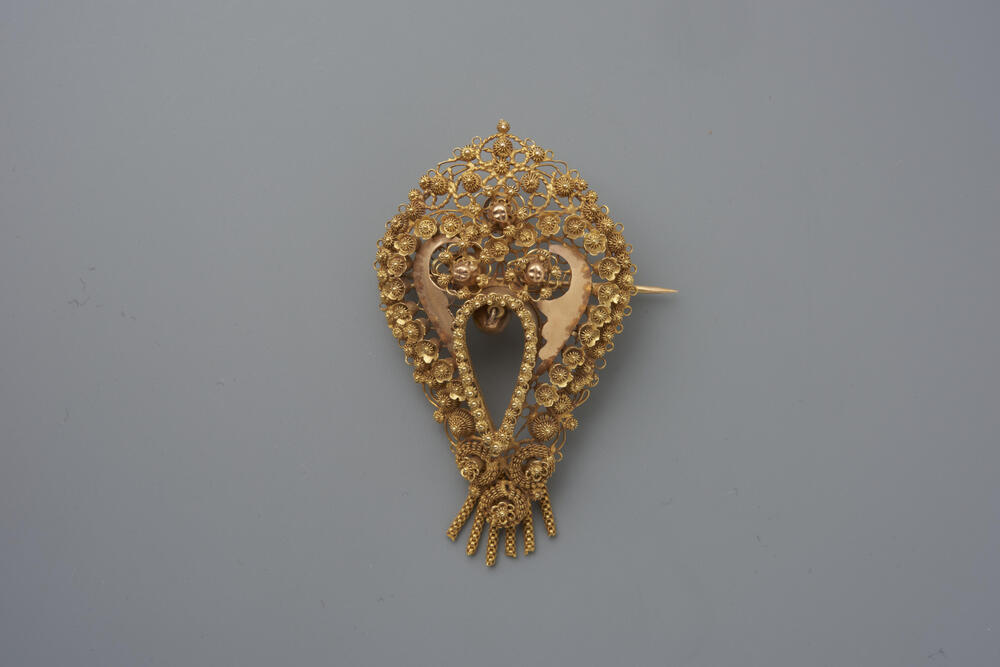 Gouden broche, Zuid-Holland, 1880–1890