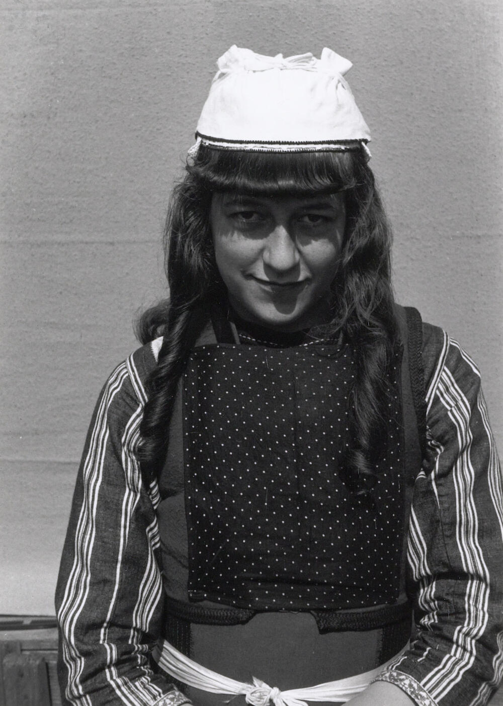 Demonstratie opzetten 'kleine kap', Marken, 1943