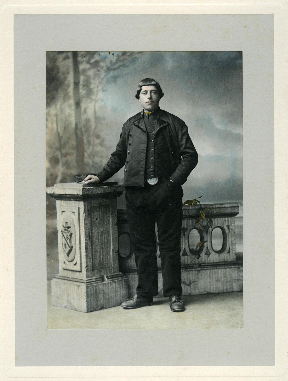 Man in streekdracht uit de omgeving van Axel, 1894