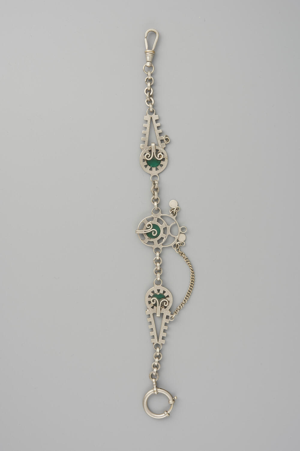 Zilverkleurige horlogeketting, Markelo, 1915–1920