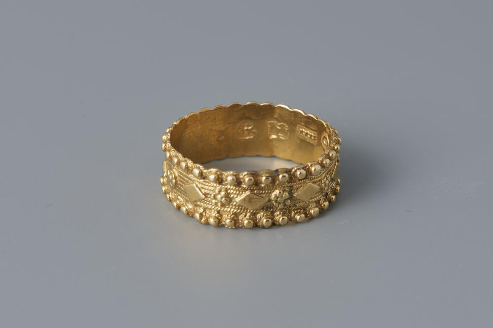 Gouden ring, 'akkelde ring', Marken, 1787