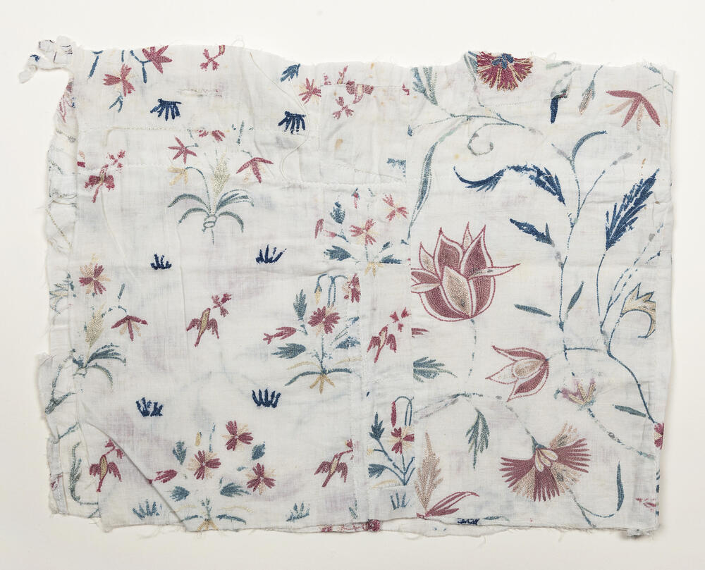 Geborduurde katoen, India, 1700–1800