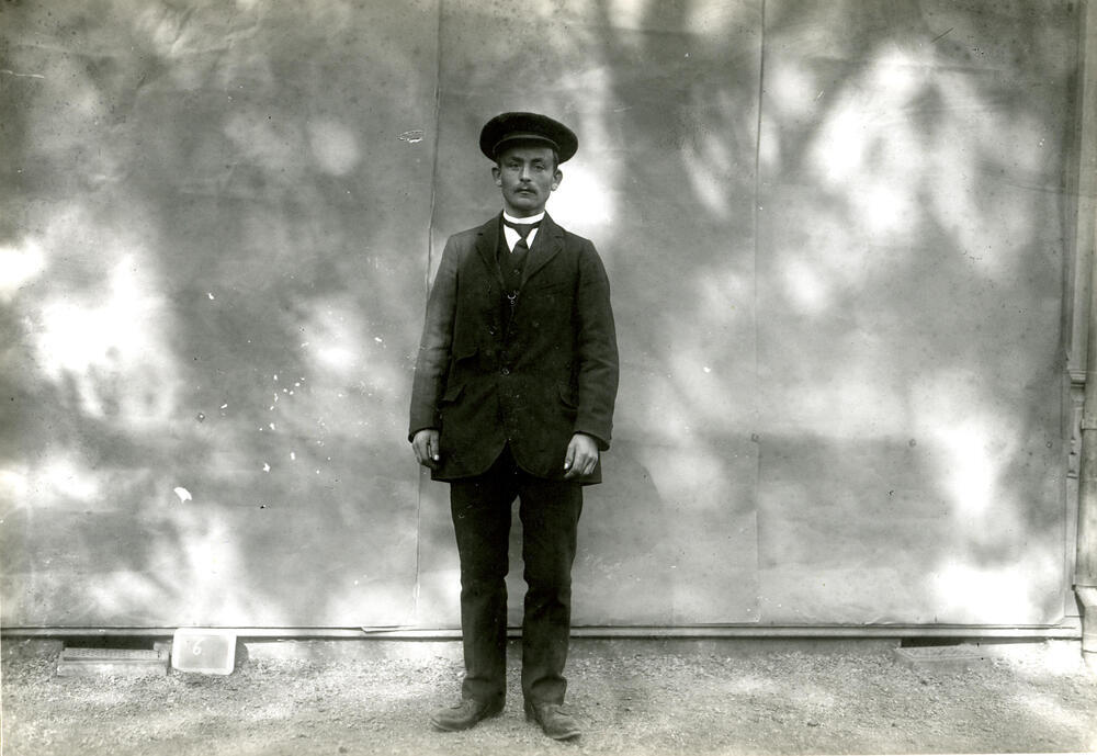 Boer in algemene plattelandskleding, 1913