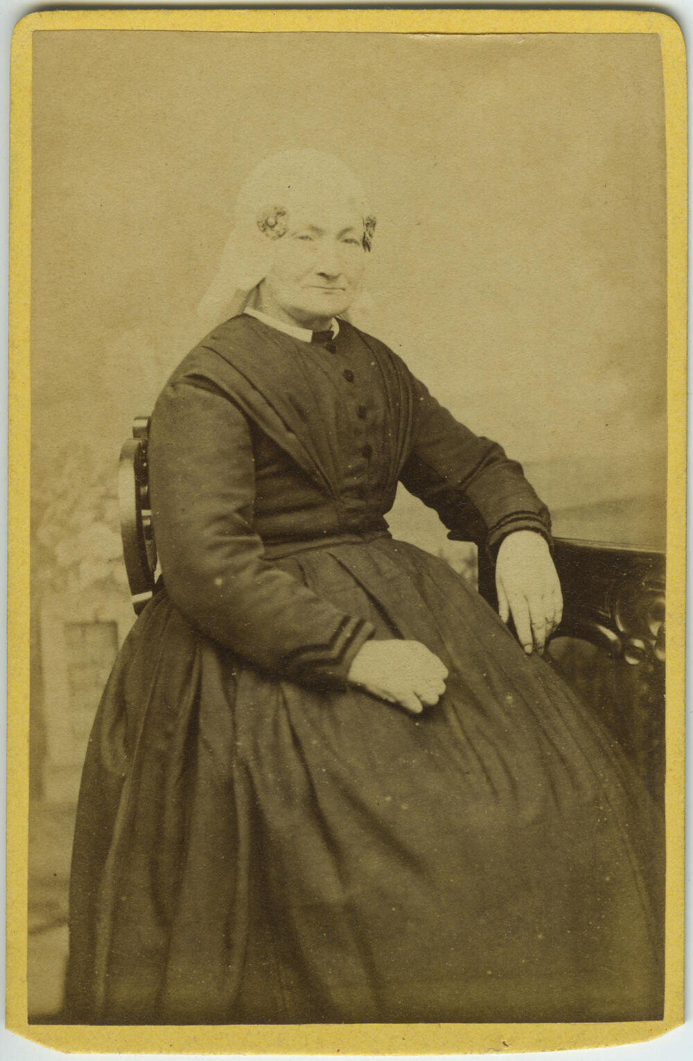 Vrouw in streekdracht, Groningen of Drenthe, 1871–1898