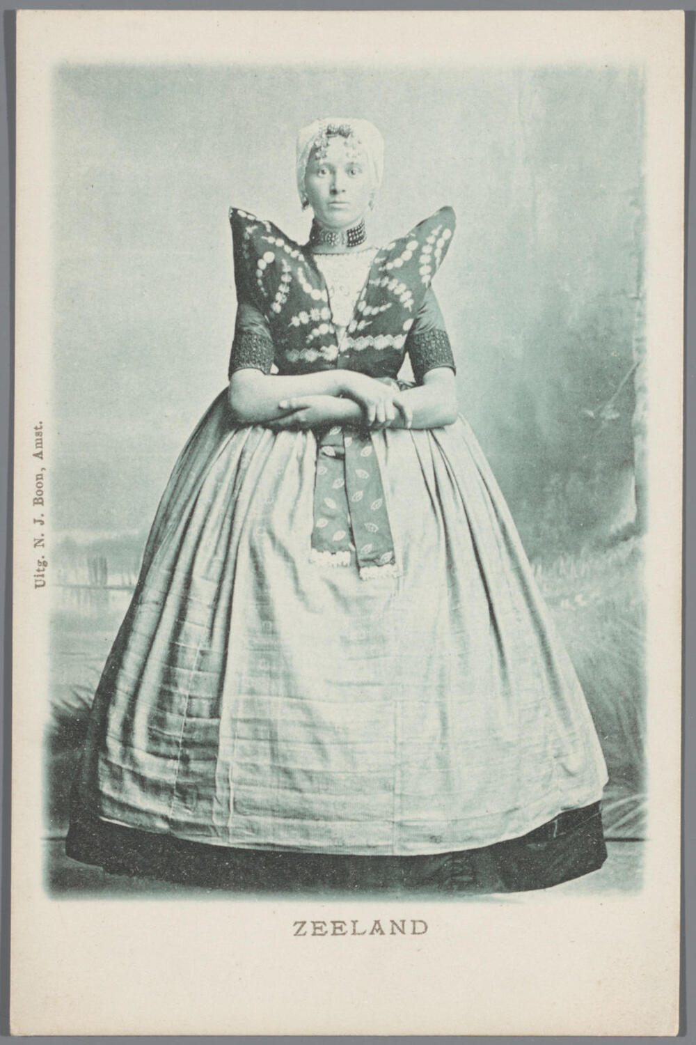 Vrouw in Axelse streekdracht, 1886–1905