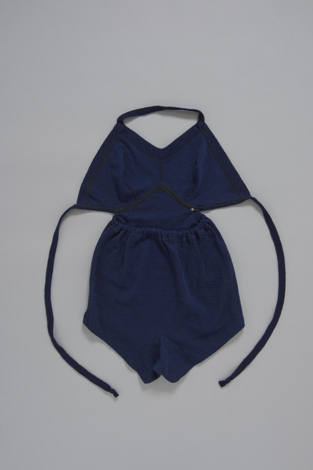 Donkerblauw badpak, vermoedelijk 1950–1960