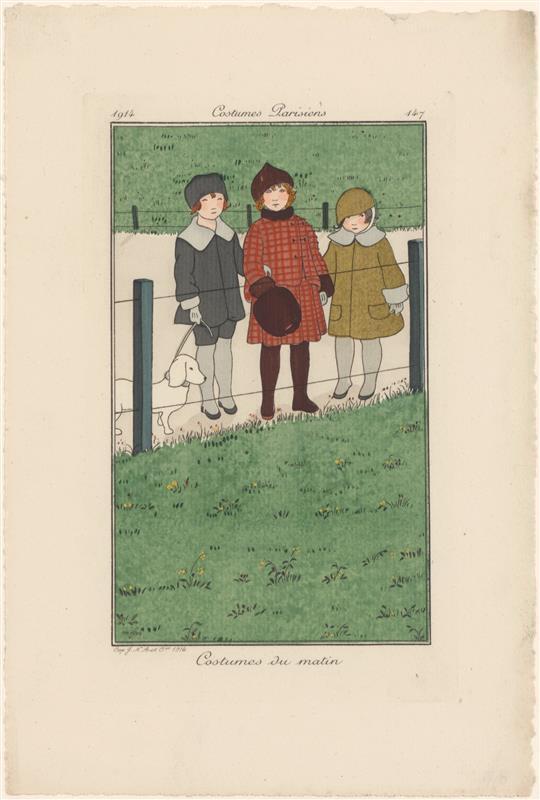 Modeprent uit Journal des Dames nr 147