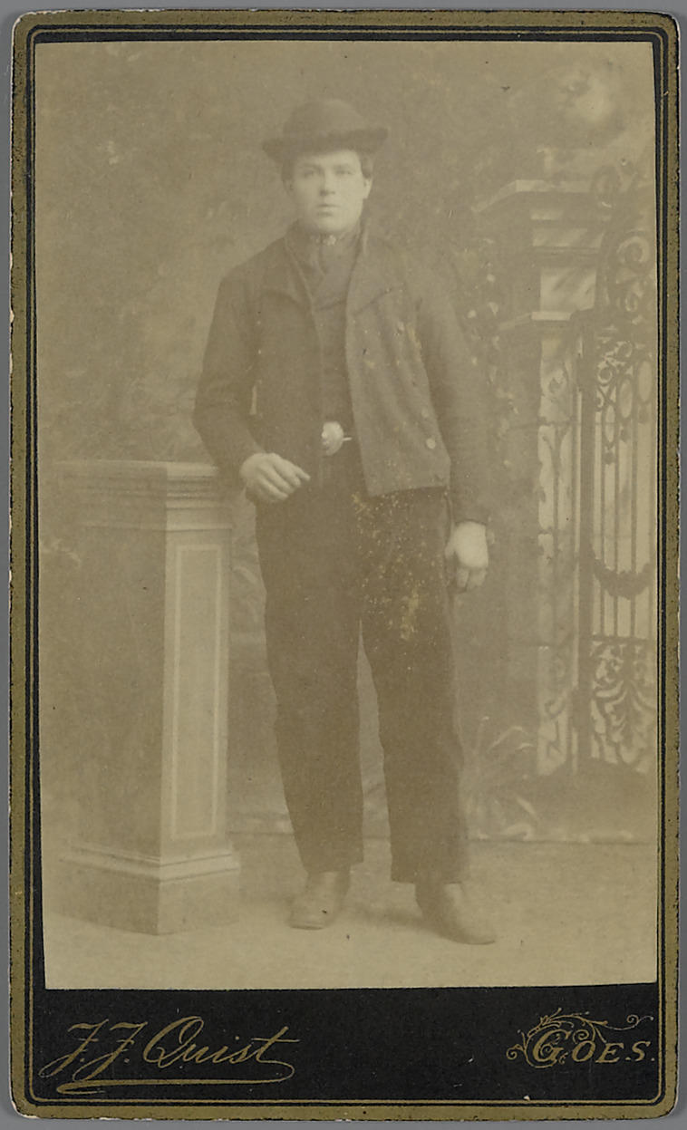 Man in protestantse Zuid-Bevelandse streekdracht, 1869–1902