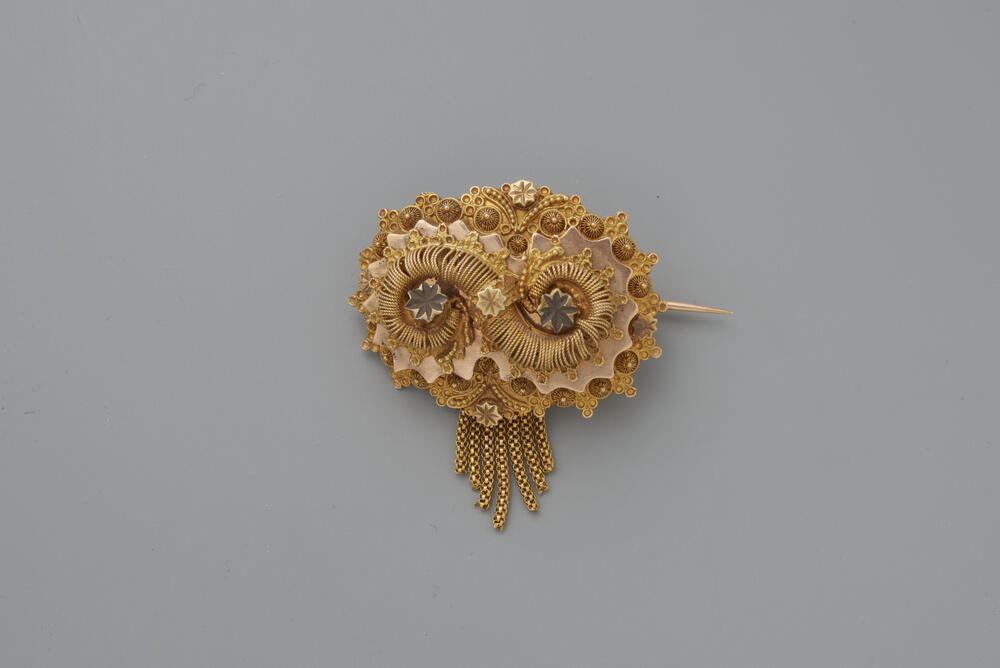 Gouden broche, Scheveningen, 1900–1910