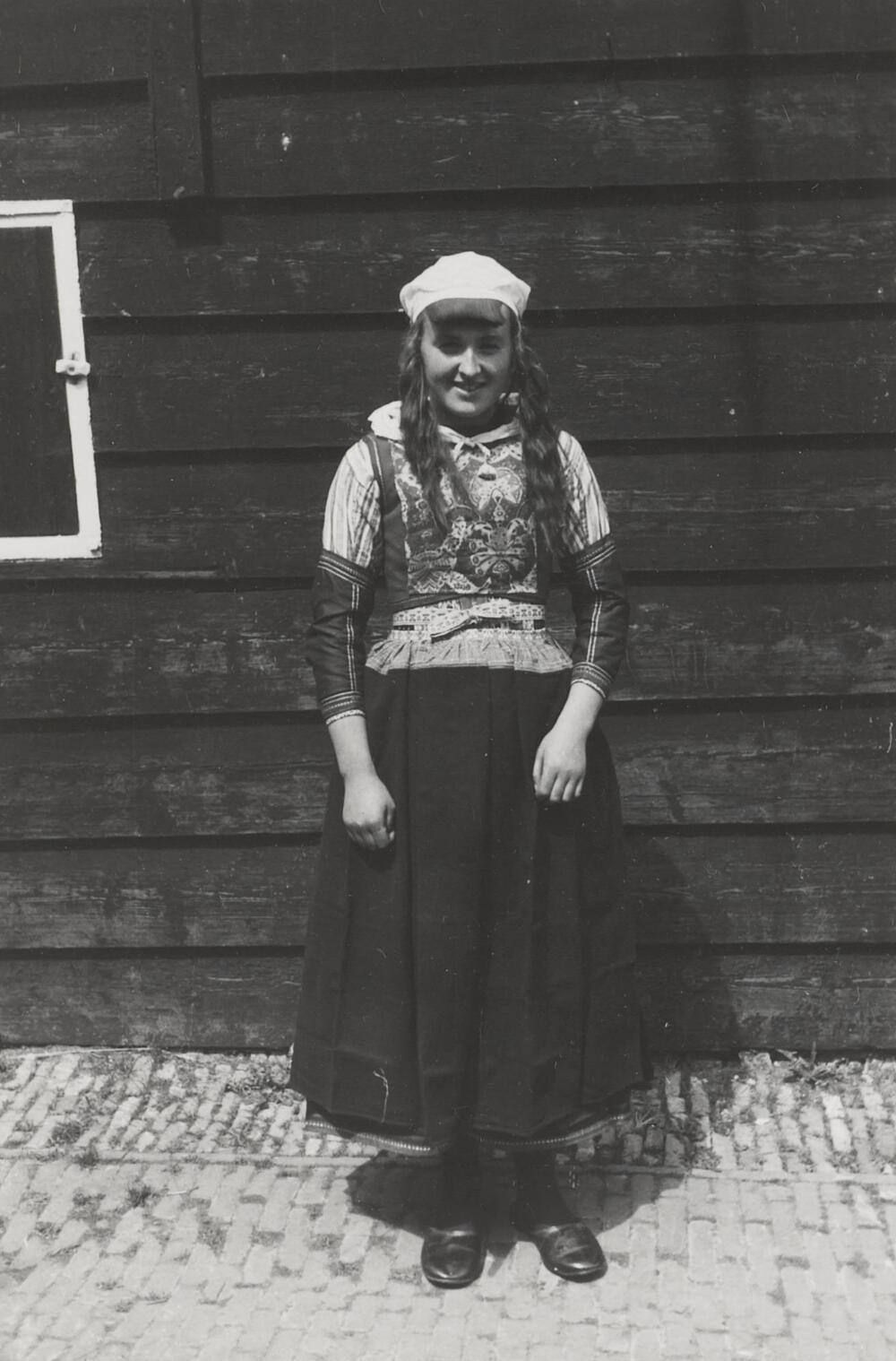 Lobberig Teerhuis in Marker dracht, 1943