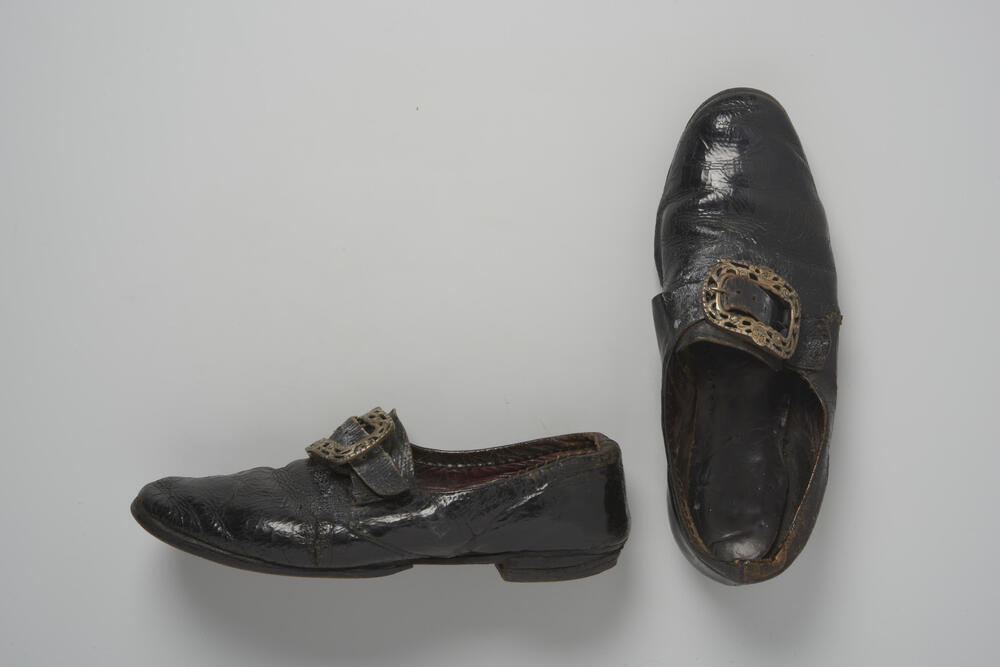 Paar mannenschoenen, Hindeloopen, voor 1946