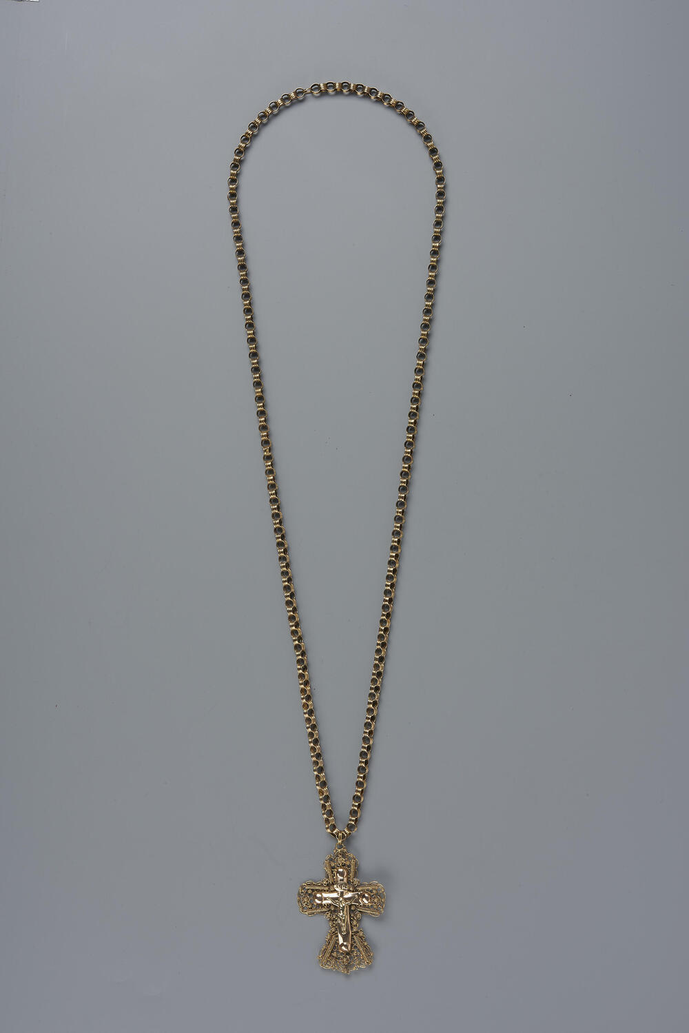 Gouden halsketting met kruishanger, Noord-Brabant, 1875–1885