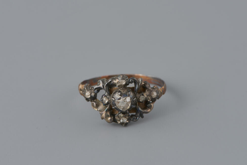 Ring met diamant, Noord-Holland, voor 1956