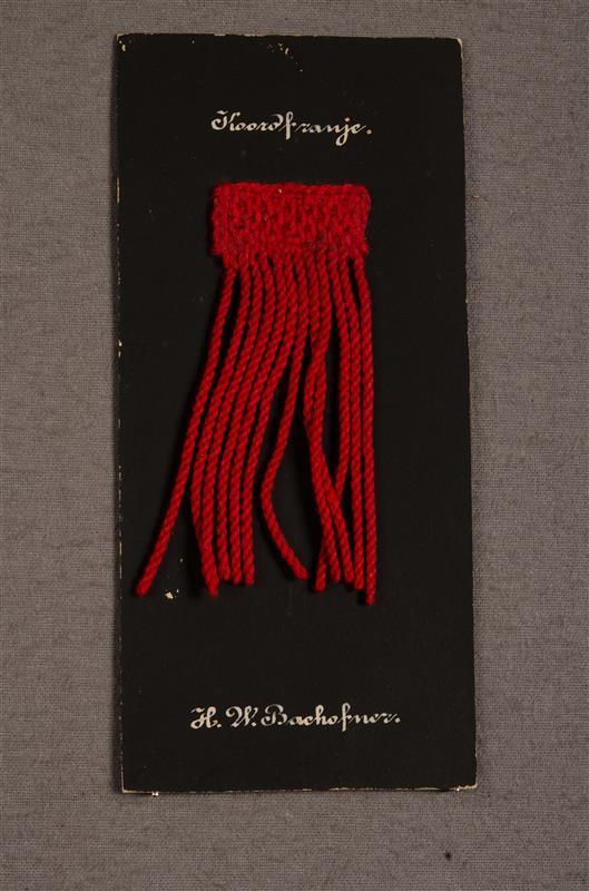 Handwerkvoorbeeld: koordfranje