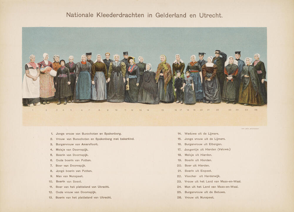 Nationale Kleederdrachten in Gelderland en Utrecht