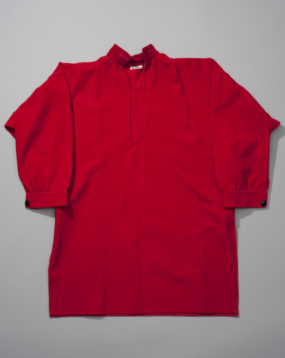 Rood baaien mannenhemd, Volendam, 1950–1974