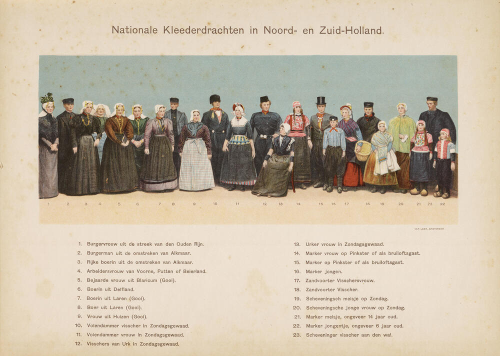 Nationale Kleederdrachten in Noord- en Zuid-Holland