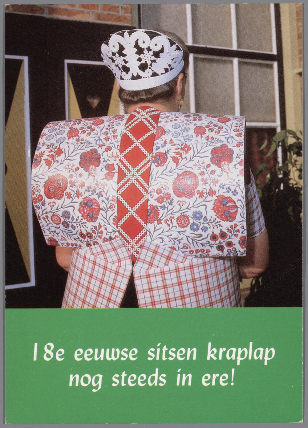 18e eeuwse sitsen kraplap nog steeds in ere!