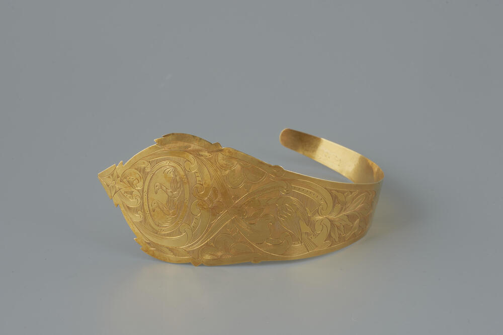 Gouden voorhoofdsnaald, Walcheren, 1800