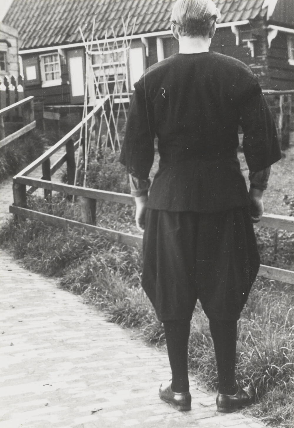 Cornelis Kes in Marker dracht, 1943