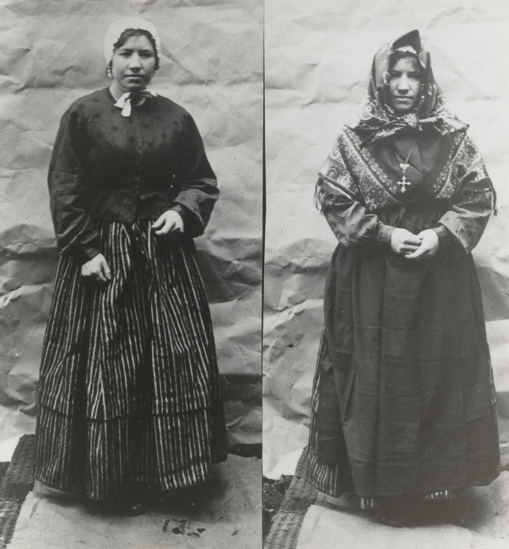 Vrouw in streekdracht uit Stein, circa 1913–1916