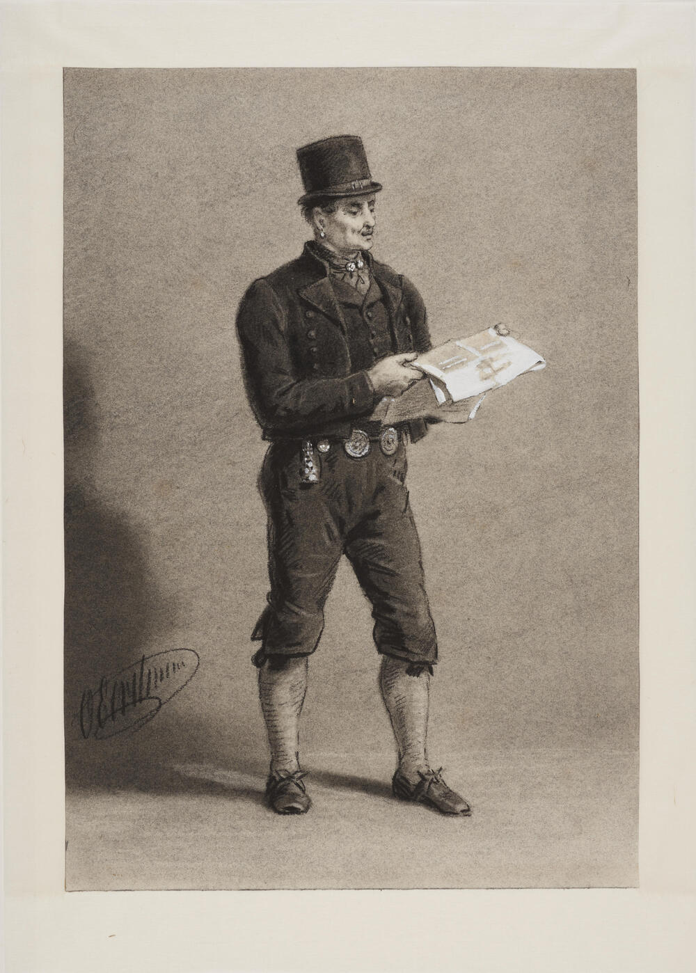 Man in Walcherse dracht, 1875–1926