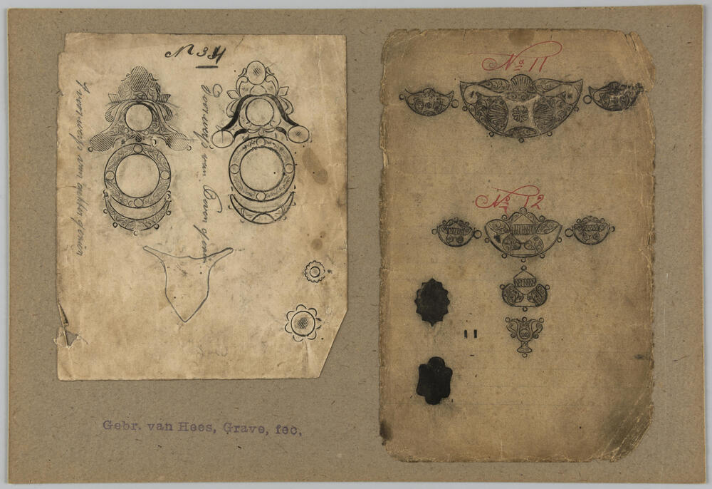 Wrijfsels van streeksieraden, Grave, 1877–1905