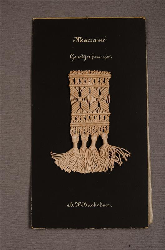 Handwerkvoorbeeld: macrame