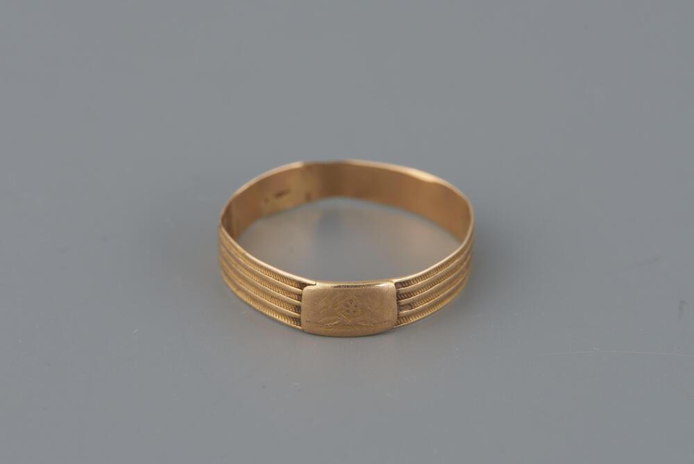 Gouden trouwring, Woldendorp, circa 1880