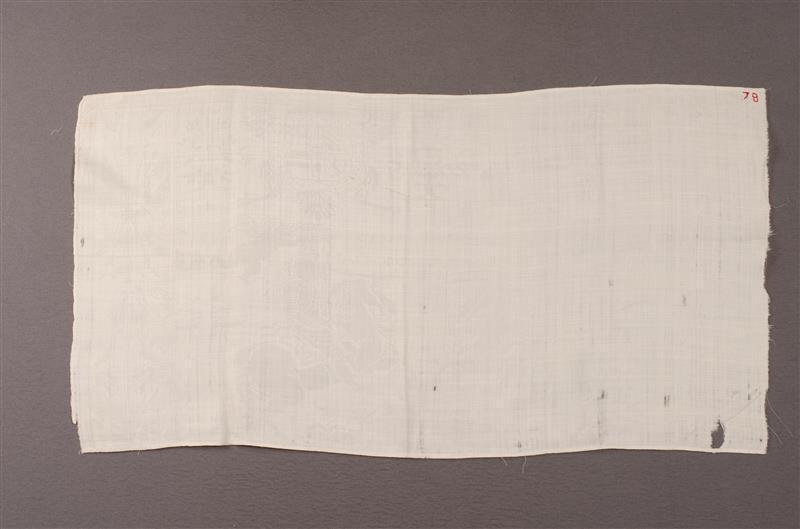 Fragment van damastweefsel, Generaal Malborough
