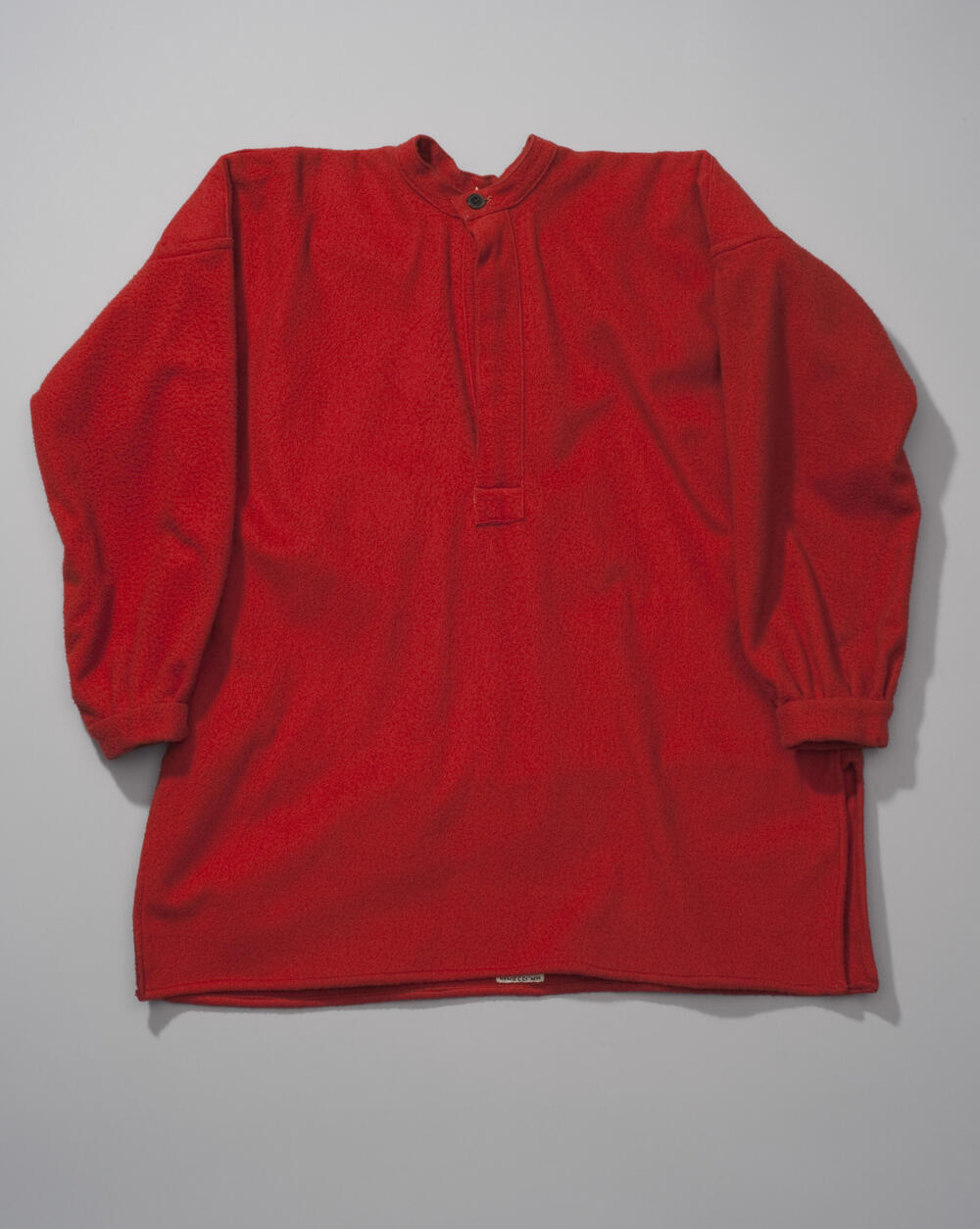 Rood baaien mannenhemd uit Zandvoort, voor 1951