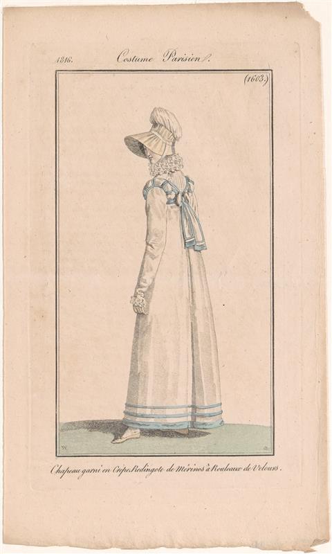 Modeprent uit Journal des Dames et des Modes nr 1603