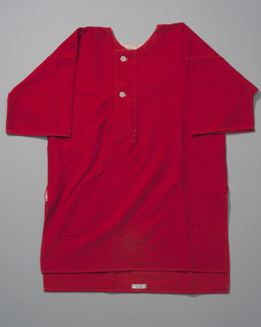 Rood baaien mannenhemd, Bunschoten, voor 1970