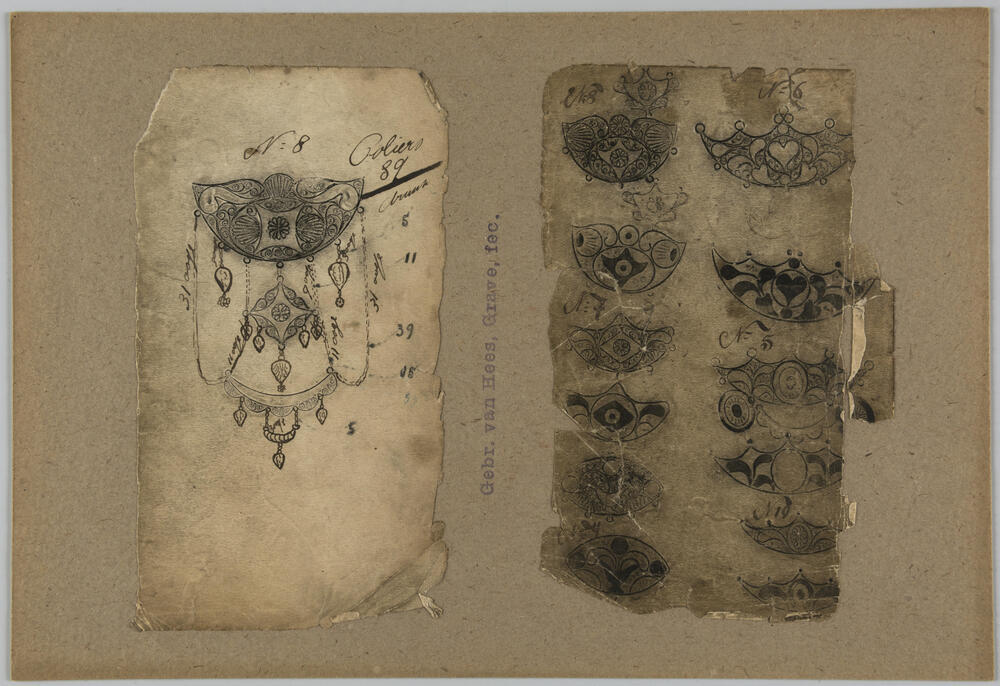 Wrijfsels van streeksieraden, Grave, 1877–1905
