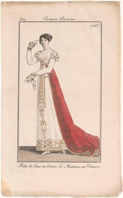Modeprent uit Journal des Dames et des Modes nr 946