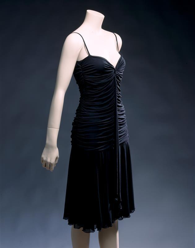 Cocktailjurk 'Venetian blind cocktail dress'