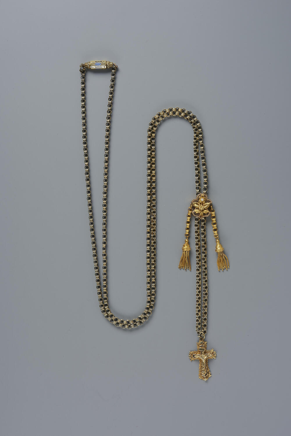 Gouden schuifketting met kruis, Noord-Brabant, 1910–1915
