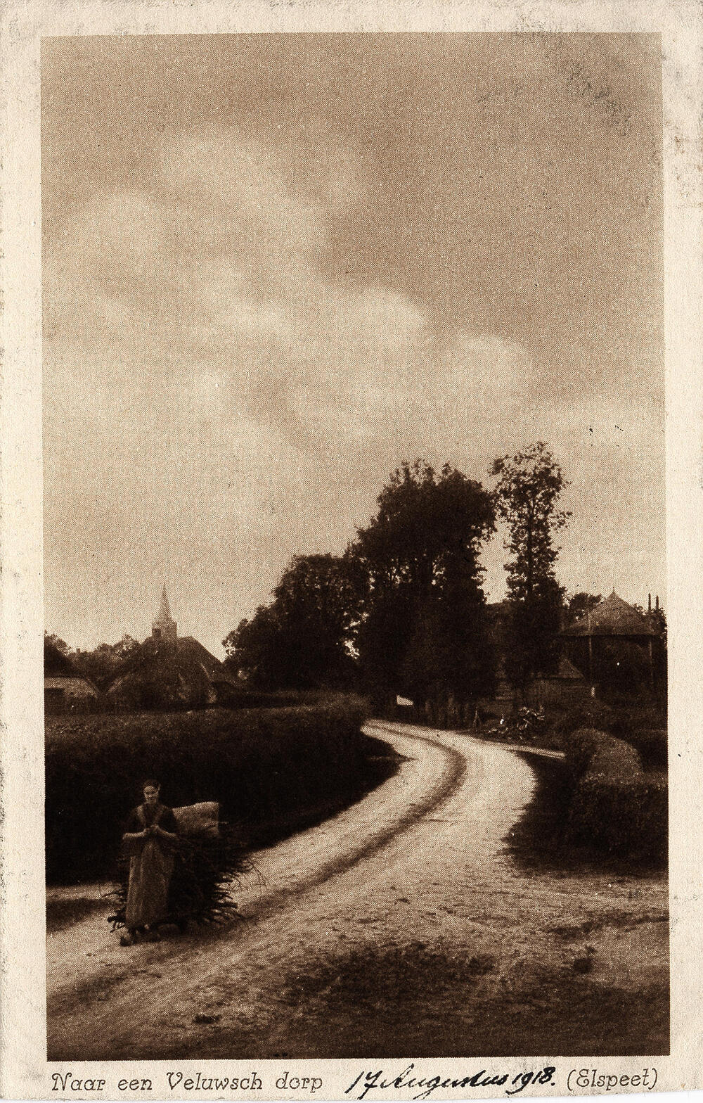 Naar een Veluwsch dorp (Elspeet)